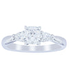18ct White Gold .76ct Cushion Cut Diamond Ayla Ring-Ring-Walker & Hall