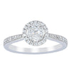 14ct White Gold .44ct Diamond Phoebe Ring-Ring-Walker & Hall
