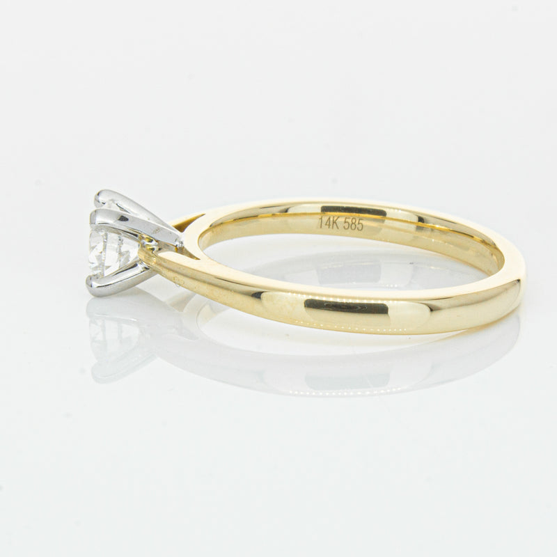14ct Yellow Gold .50ct Diamond Luna Ring-Ring-Walker & Hall