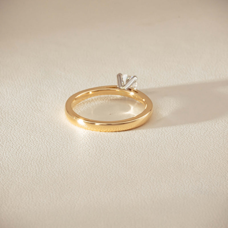 14ct Yellow Gold .50ct Diamond Luna Ring - Ring - Walker & Hall