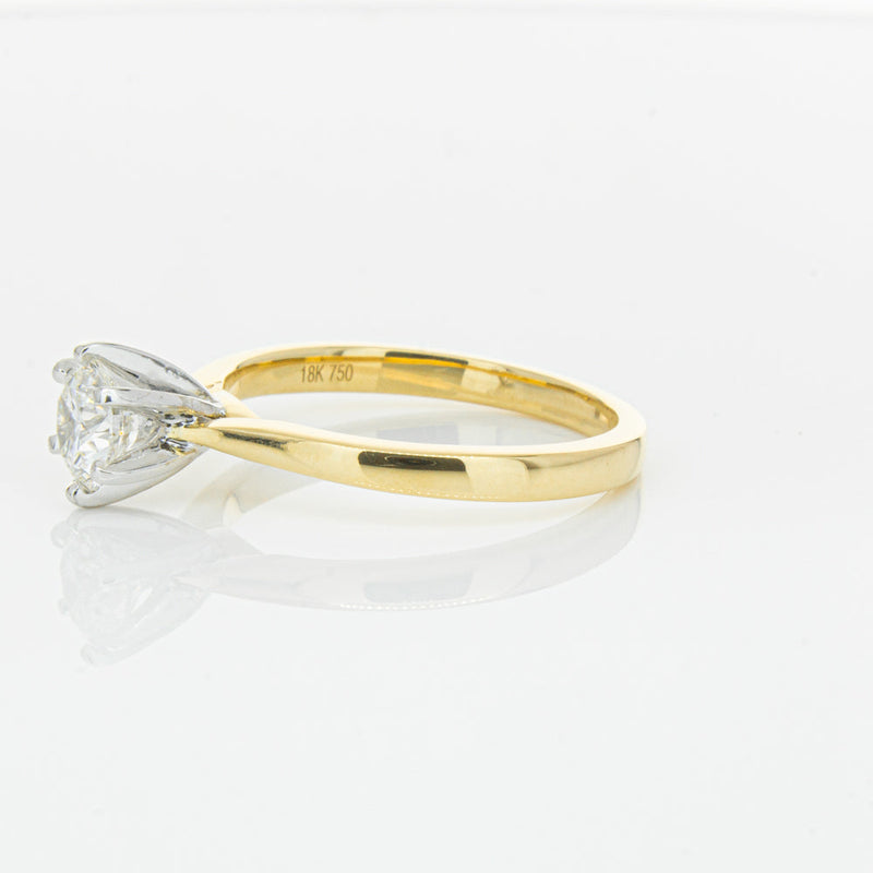 18ct Yellow Gold .71ct Diamond Capri Ring-Ring-Walker & Hall