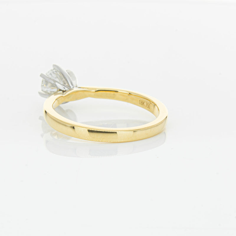 18ct Yellow Gold .71ct Diamond Capri Ring-Ring-Walker & Hall
