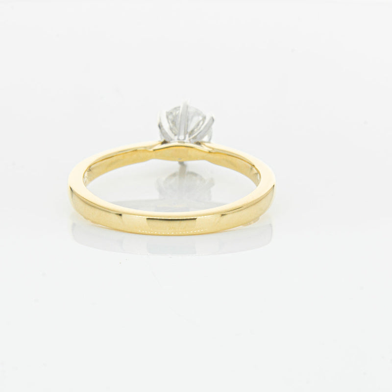 18ct Yellow Gold .71ct Diamond Capri Ring-Ring-Walker & Hall