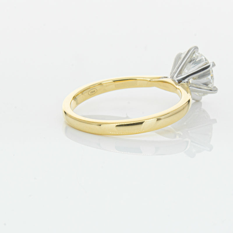 18ct Yellow Gold 2.01ct Diamond Capri Ring-Ring-Walker & Hall