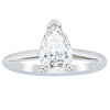 18ct White Gold 1.51ct Pear Cut Diamond Melba Ring-Ring-Walker & Hall