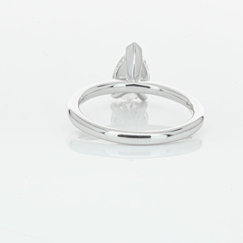 18ct White Gold 1.51ct Pear Cut Diamond Melba Ring-Ring-Walker & Hall