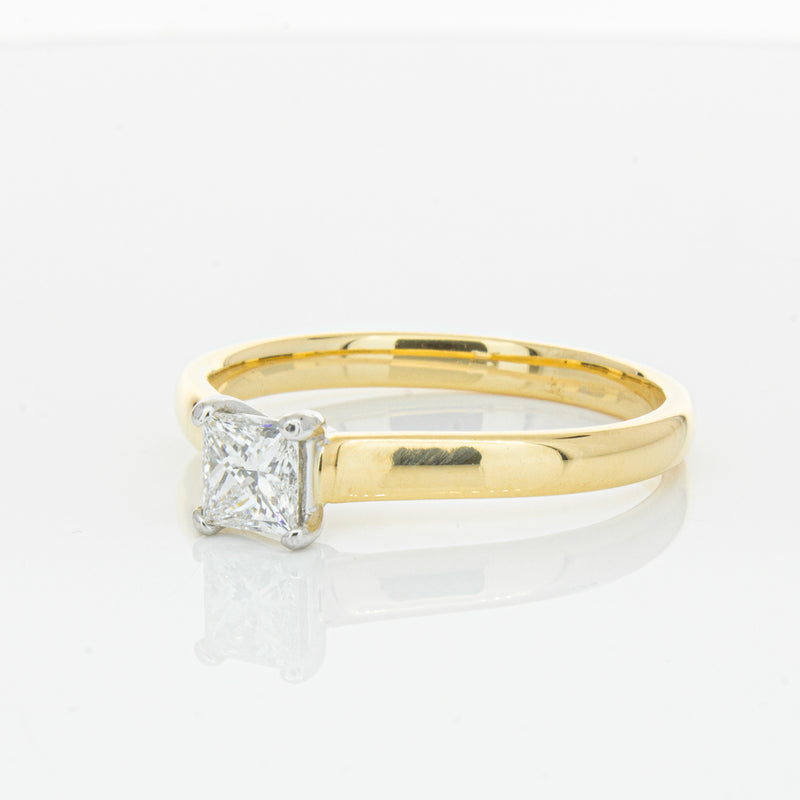 Deja Vu 18ct Yellow & White Gold .70ct Diamond Ring-Ring-Walker & Hall