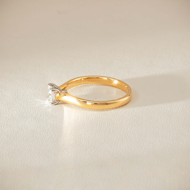 Deja Vu 18ct .70ct Princess Cut Diamond Ring - Ring - Walker & Hall
