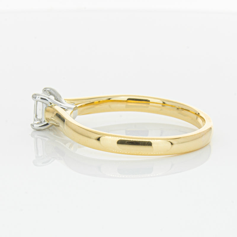 Deja Vu 18ct Yellow & White Gold .70ct Diamond Ring-Ring-Walker & Hall