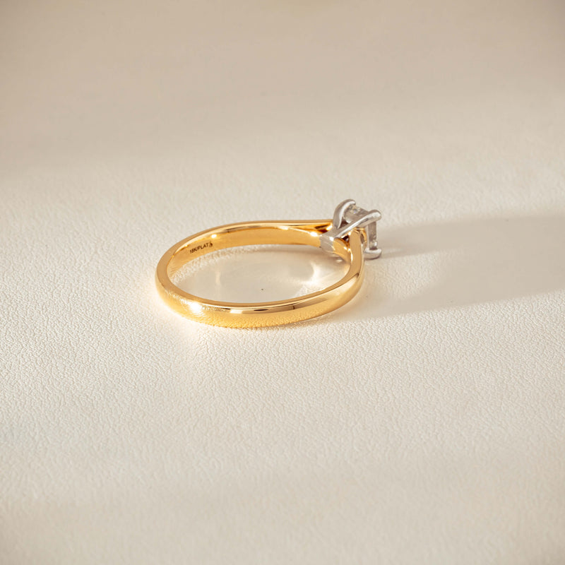 Deja Vu 18ct .70ct Princess Cut Diamond Ring - Ring - Walker & Hall