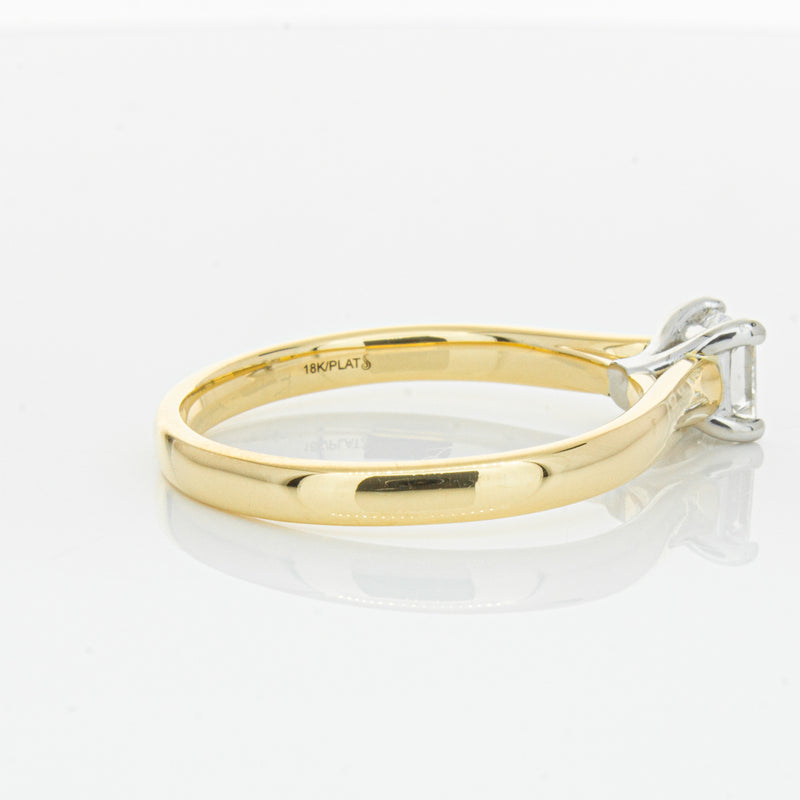 Deja Vu 18ct Yellow & White Gold .70ct Diamond Ring-Ring-Walker & Hall