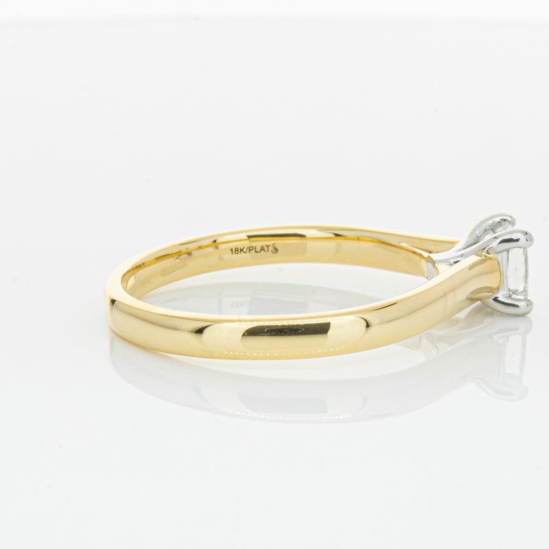 Deja Vu 18ct Yellow & White Gold .70ct Diamond Ring-Ring-Walker & Hall