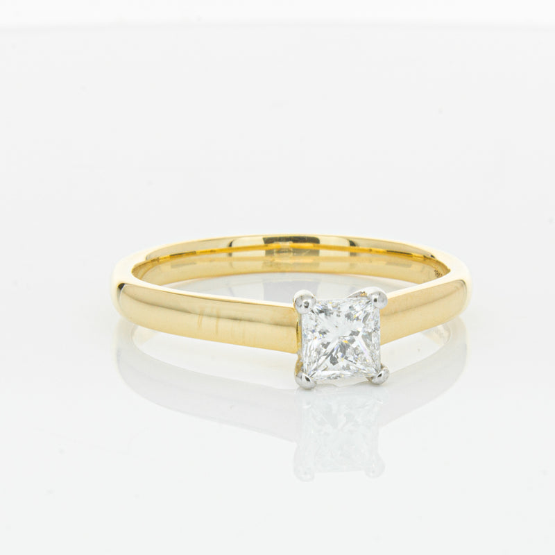 Deja Vu 18ct Yellow & White Gold .70ct Diamond Ring-Ring-Walker & Hall
