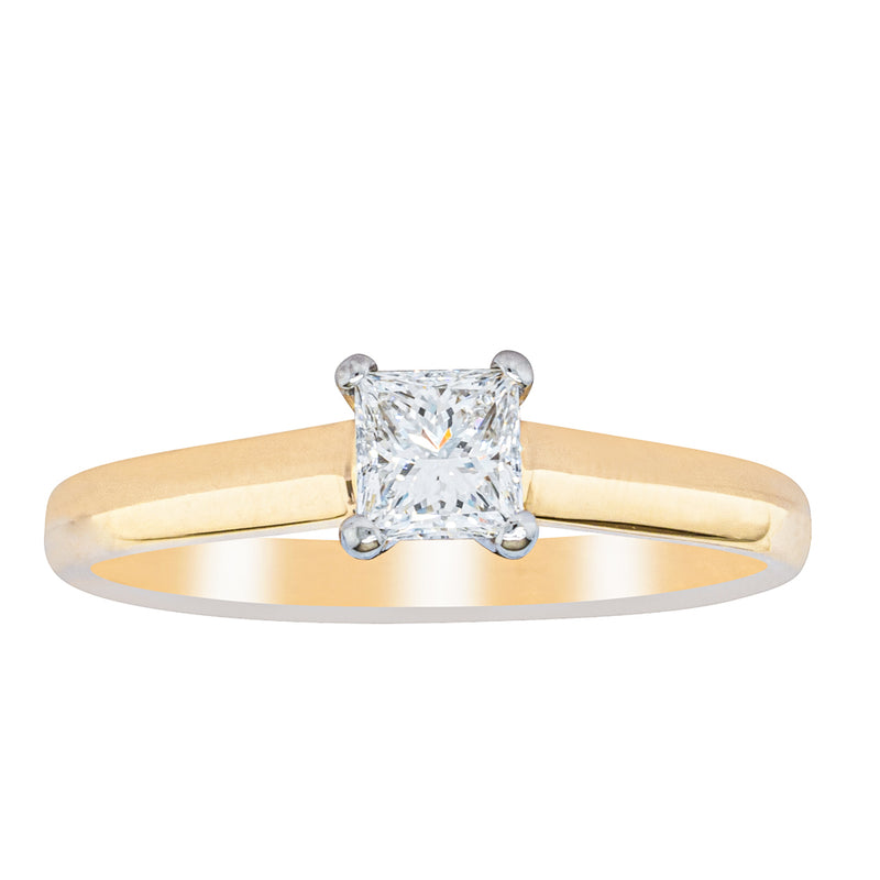 Deja Vu 18ct Yellow & White Gold .70ct Diamond Ring-Ring-Walker & Hall