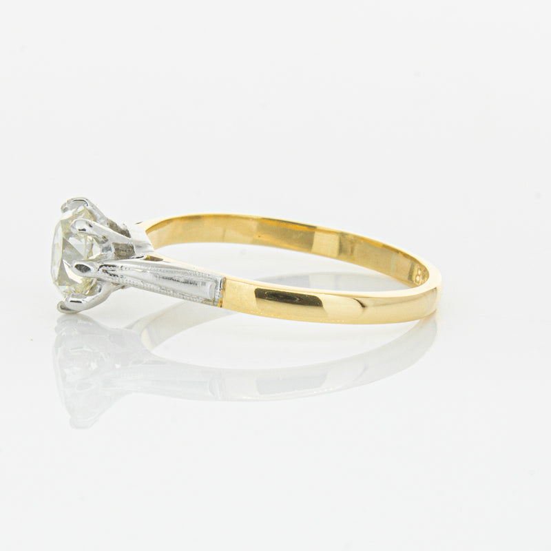 Deja Vu 18ct Yellow Gold & Palladium .70ct Diamond Ring-Ring-Walker & Hall