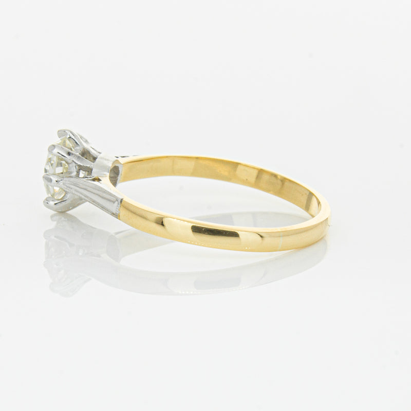 Deja Vu 18ct Yellow Gold & Palladium .70ct Diamond Ring-Ring-Walker & Hall