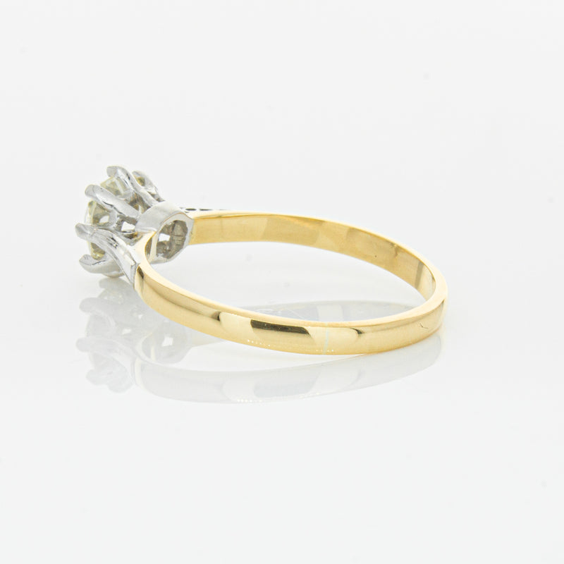 Deja Vu 18ct Yellow Gold & Palladium .70ct Diamond Ring-Ring-Walker & Hall