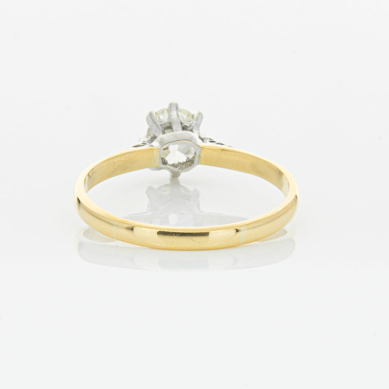 Deja Vu 18ct Yellow Gold & Palladium .70ct Diamond Ring-Ring-Walker & Hall