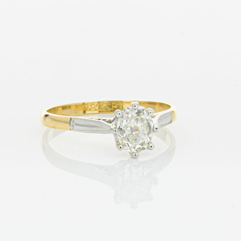 Deja Vu 18ct Yellow Gold & Palladium .70ct Diamond Ring-Ring-Walker & Hall