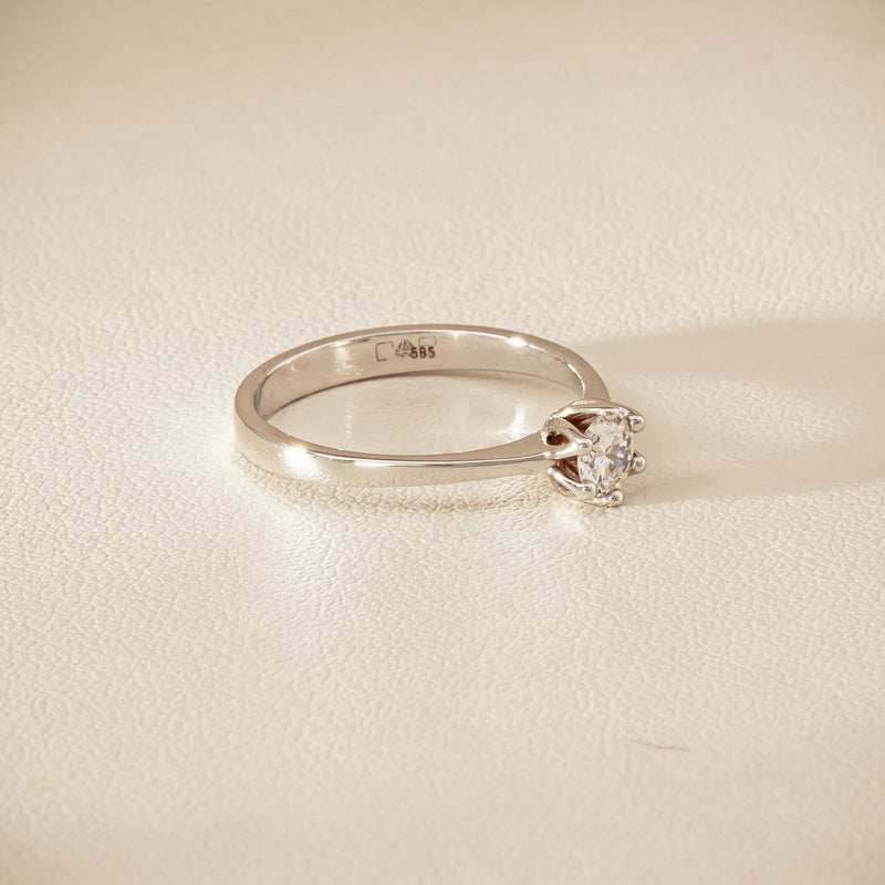 Deja Vu 14ct White Gold .26ct Diamond Ring - Ring - Walker & Hall