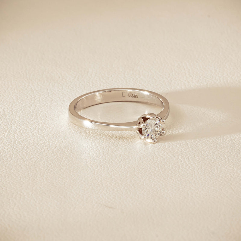 Deja Vu 14ct White Gold .26ct Diamond Ring - Ring - Walker & Hall