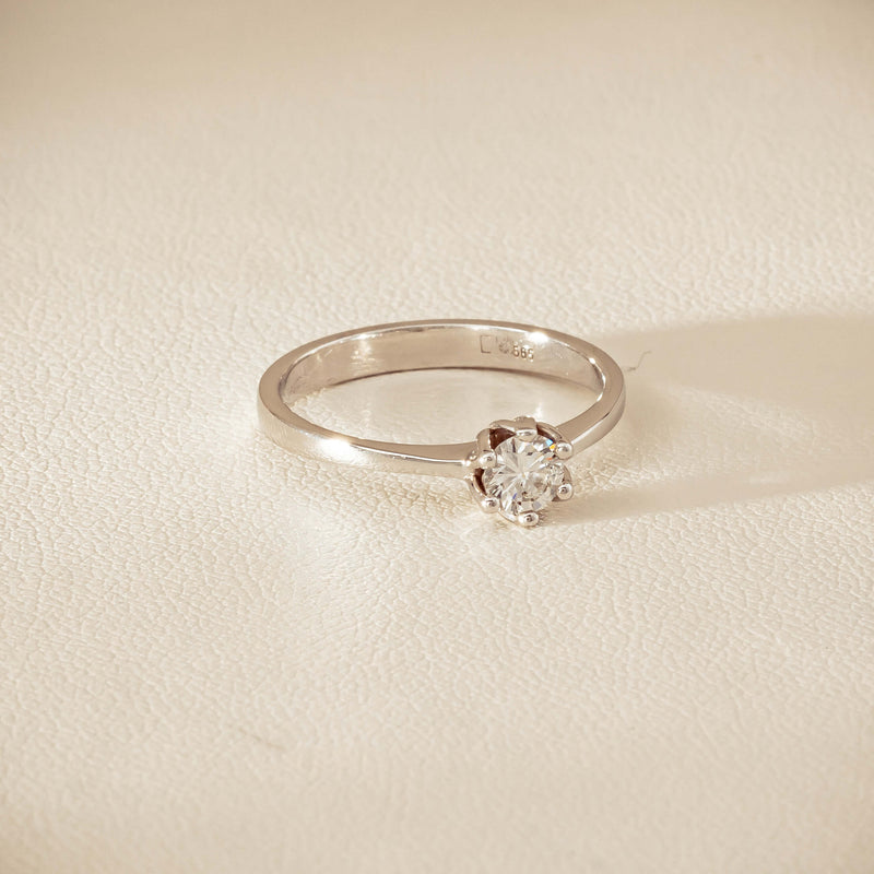 Deja Vu 14ct White Gold .26ct Diamond Ring - Ring - Walker & Hall
