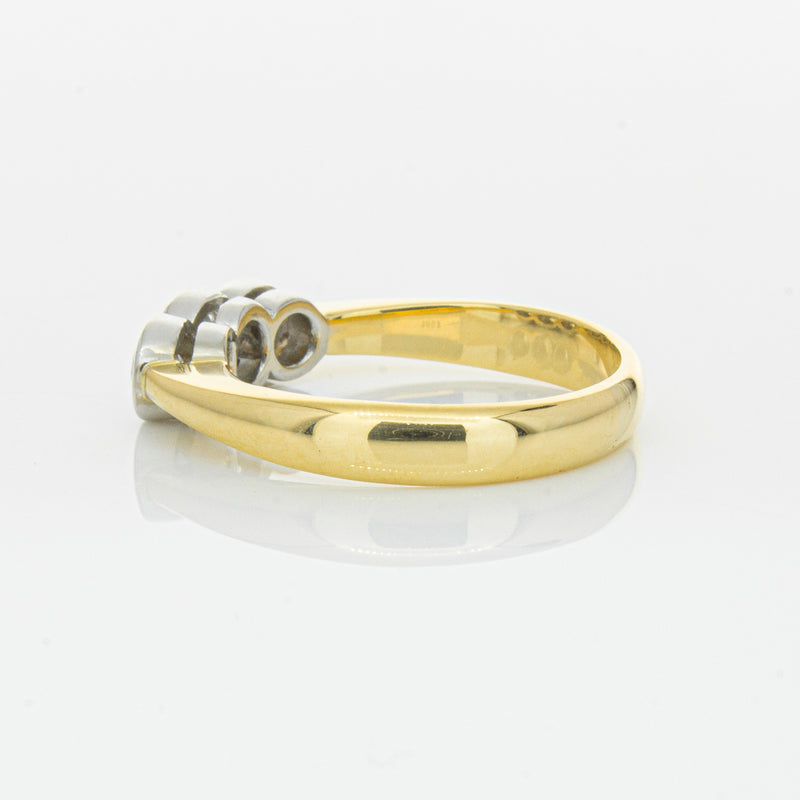 Deja Vu 18ct Yellow Gold .61ct Diamond Ring-Ring-Walker & Hall