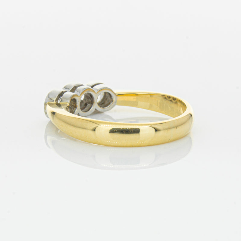 Deja Vu 18ct Yellow Gold .61ct Diamond Ring-Ring-Walker & Hall