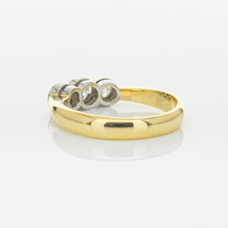 Deja Vu 18ct Yellow Gold .61ct Diamond Ring-Ring-Walker & Hall