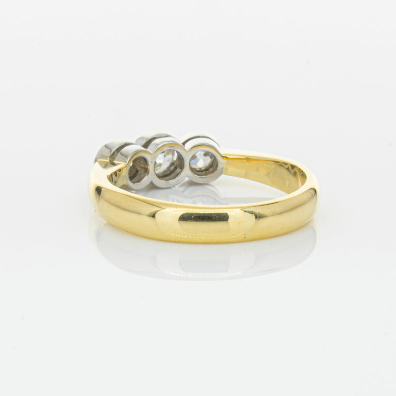 Deja Vu 18ct Yellow Gold .61ct Diamond Ring-Ring-Walker & Hall