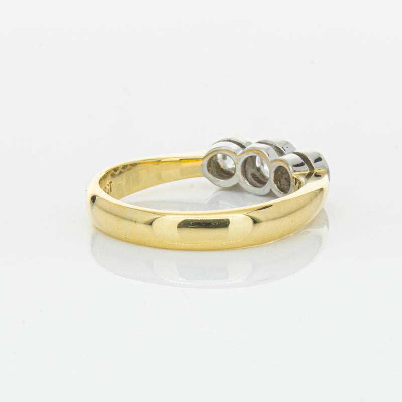 Deja Vu 18ct Yellow Gold .61ct Diamond Ring-Ring-Walker & Hall