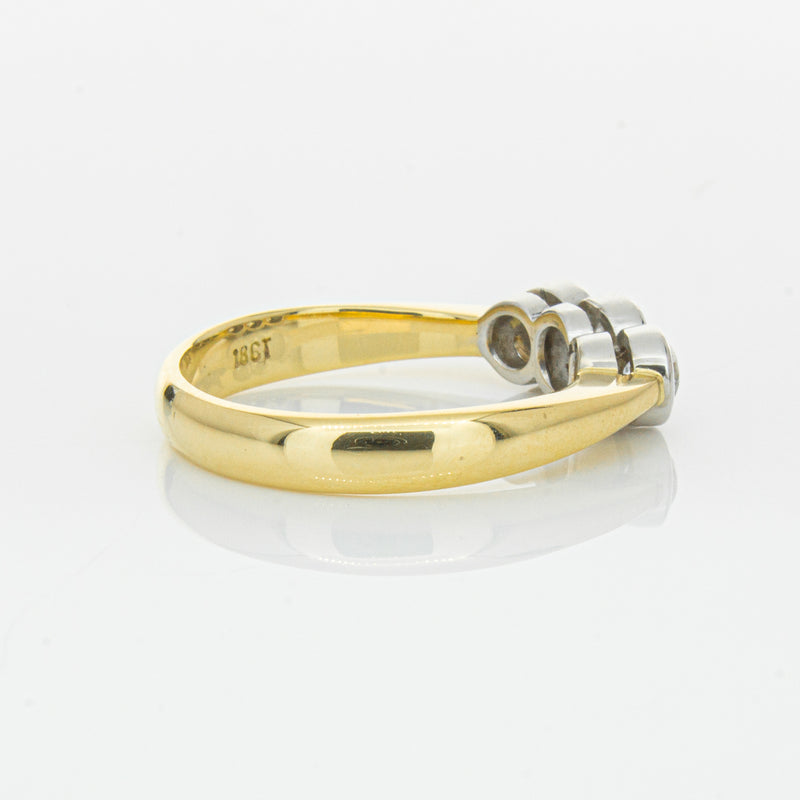 Deja Vu 18ct Yellow Gold .61ct Diamond Ring-Ring-Walker & Hall