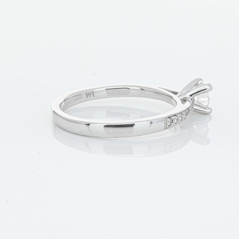 14ct White Gold .40ct Diamond Helena Ring-Ring-Walker & Hall