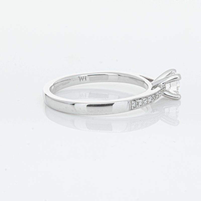 14ct White Gold .40ct Diamond Helena Ring-Ring-Walker & Hall