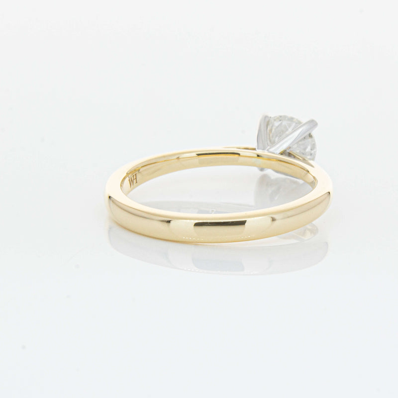 14ct Yellow Gold 1.00ct Diamond Luna Ring-Ring-Walker & Hall