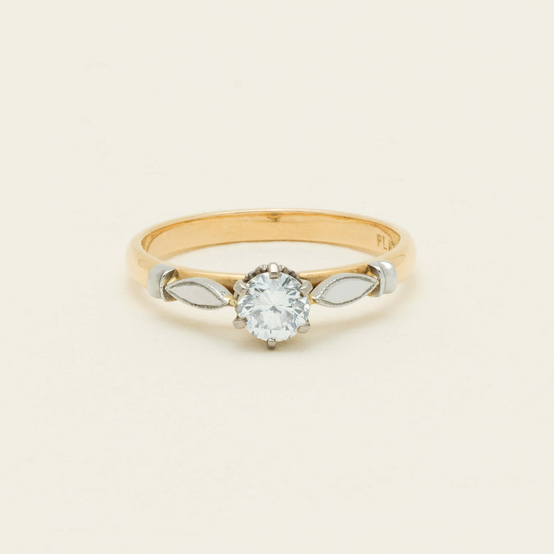 Deja Vu 18ct Yellow Gold .50ct H-I SI Diamond Solitaire Ring - Ring - Walker & Hall