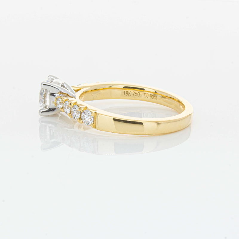 18ct Yellow Gold .90ct Diamond Phoenix Ring-Ring-Walker & Hall