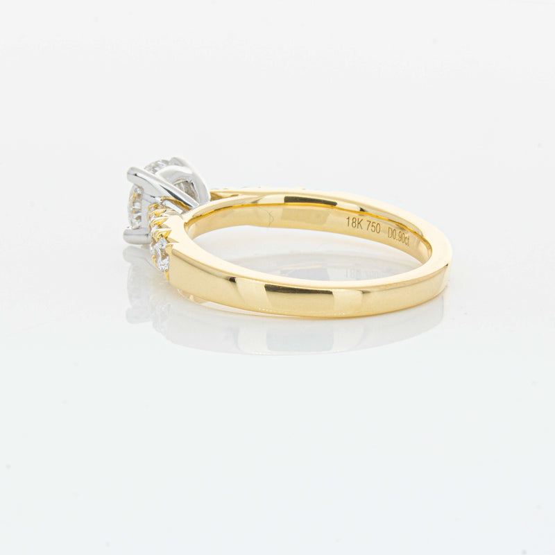 18ct Yellow Gold .90ct Diamond Phoenix Ring-Ring-Walker & Hall
