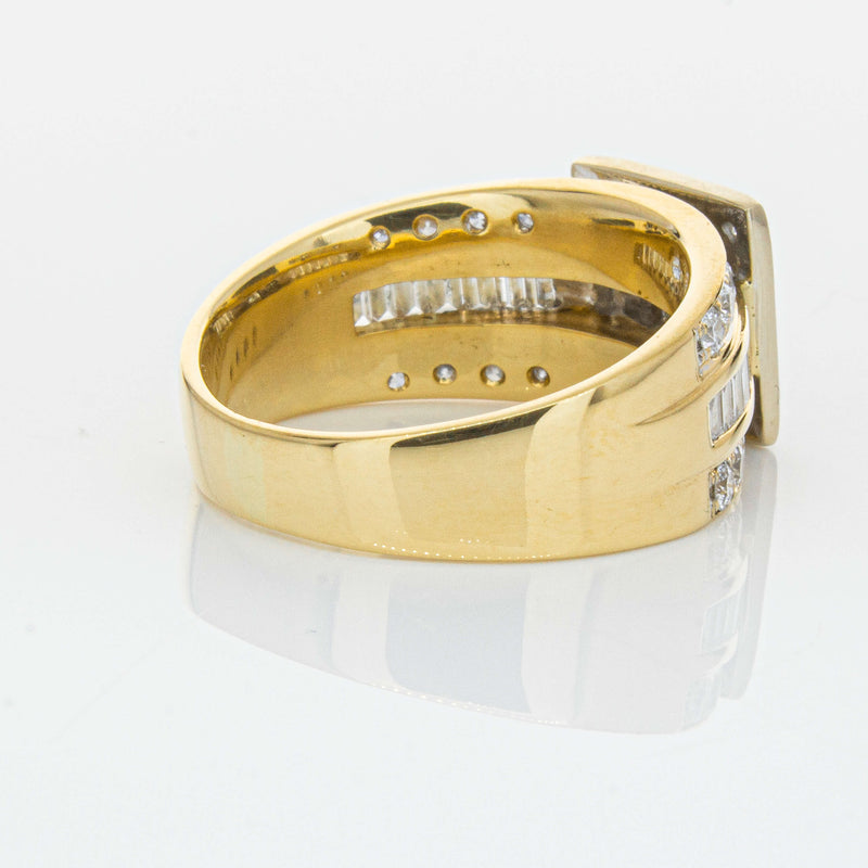 Deja Vu 18ct Yellow & White Gold 1.03ct Diamond Ring-Ring-Walker & Hall