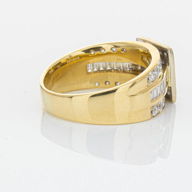Deja Vu 18ct Yellow & White Gold 1.03ct Diamond Ring-Ring-Walker & Hall