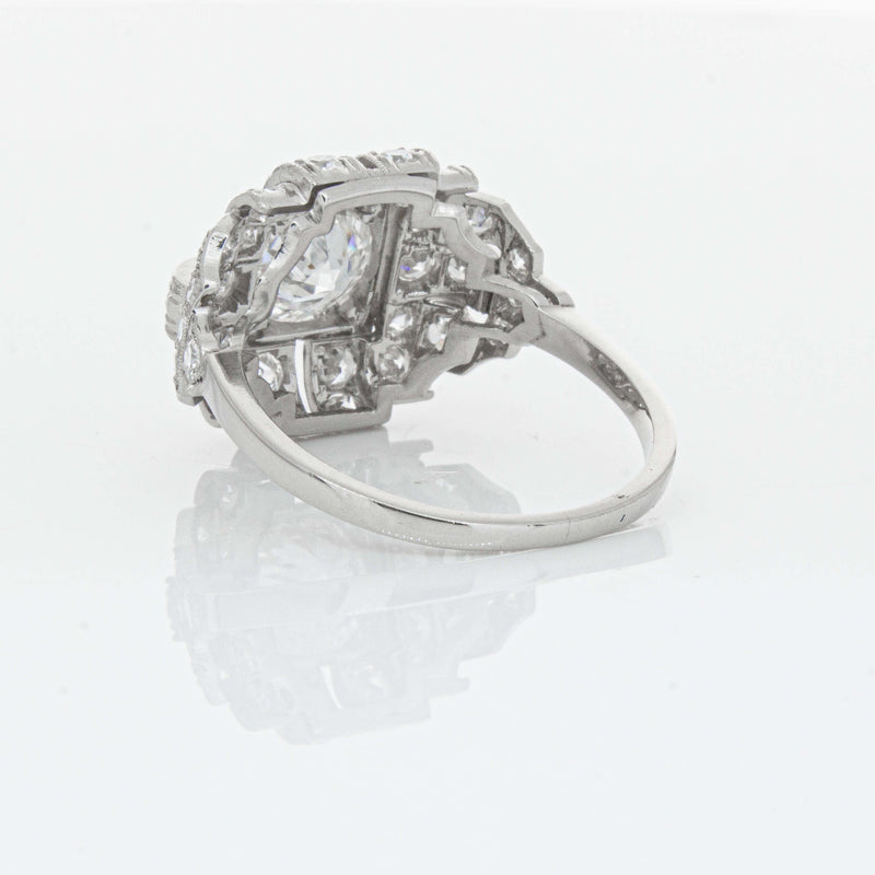 Deja Vu Platinum 1.80ct Diamond Cluster Ring - Ring - Walker & Hall