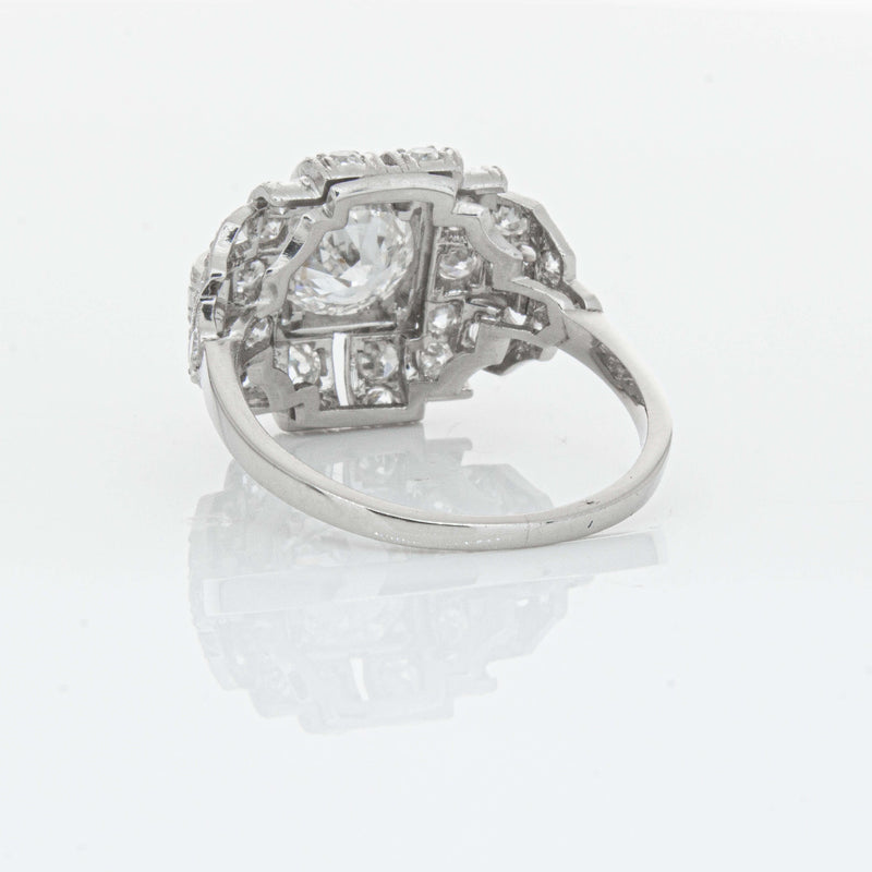 Deja Vu Platinum 1.80ct Diamond Cluster Ring - Ring - Walker & Hall