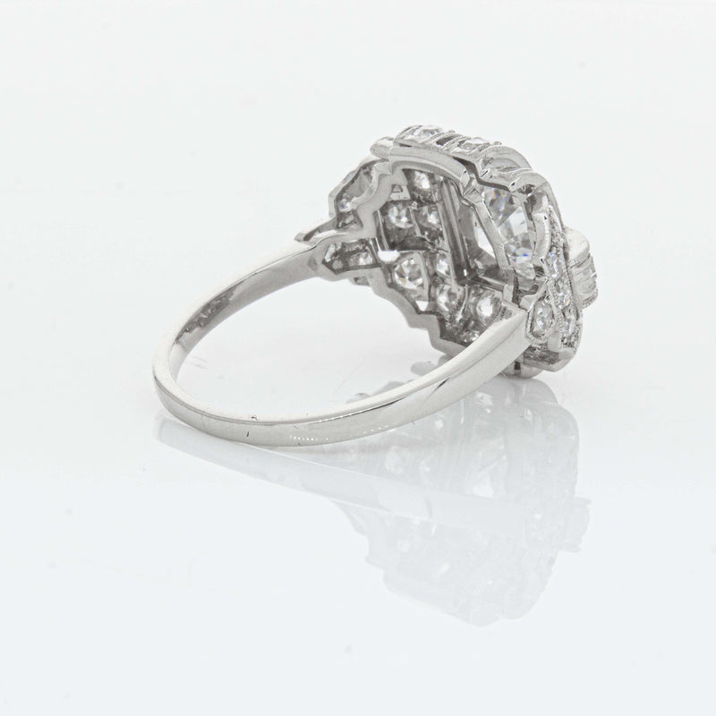 Deja Vu Platinum 1.80ct Diamond Cluster Ring - Ring - Walker & Hall