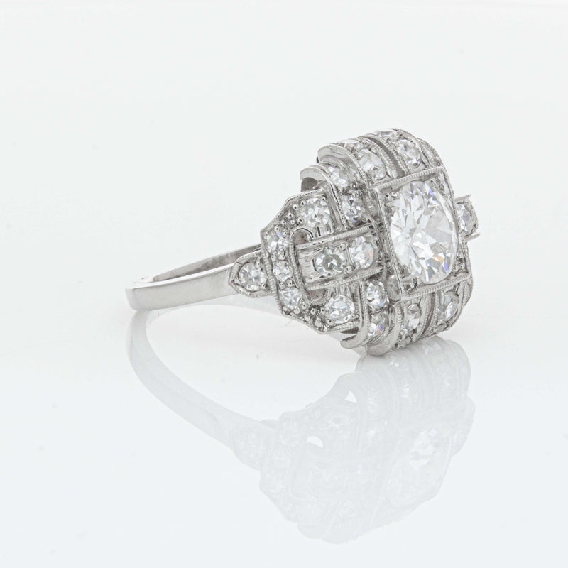 Deja Vu Platinum 1.80ct Diamond Cluster Ring - Ring - Walker & Hall