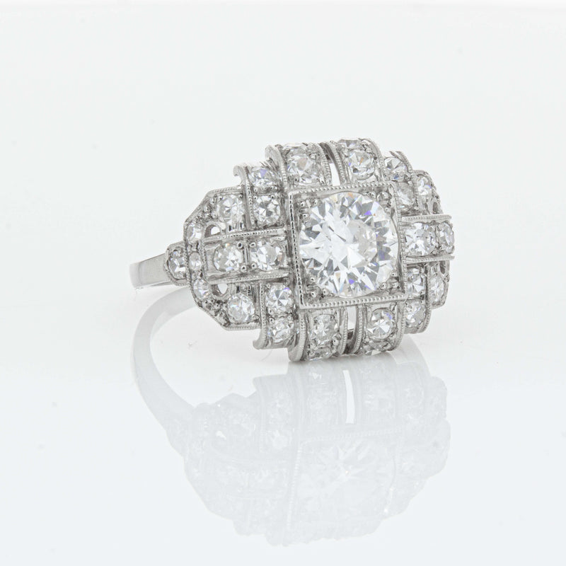 Deja Vu Platinum 1.80ct Diamond Cluster Ring - Ring - Walker & Hall