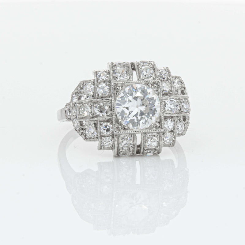Deja Vu Platinum 1.80ct Diamond Cluster Ring - Ring - Walker & Hall