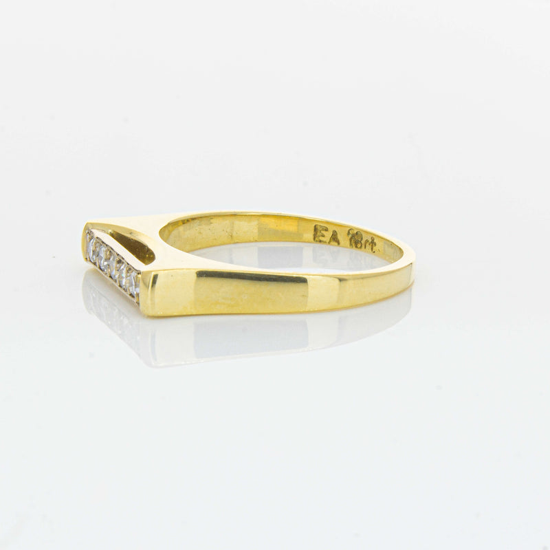 Deja Vu 18ct Yellow Gold .12ct Diamond Five-Stone Ring - Ring - Walker & Hall