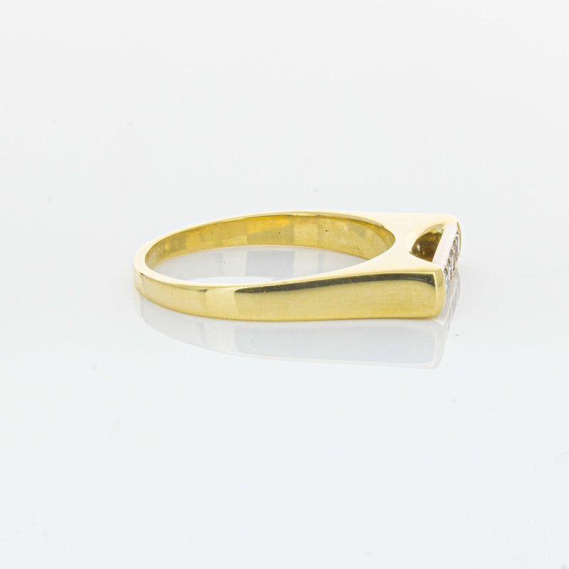 Deja Vu 18ct Yellow Gold .12ct Diamond Five-Stone Ring - Ring - Walker & Hall