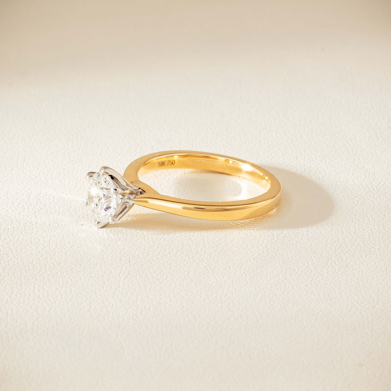 18ct Yellow Gold 1.01ct Diamond Capri Ring