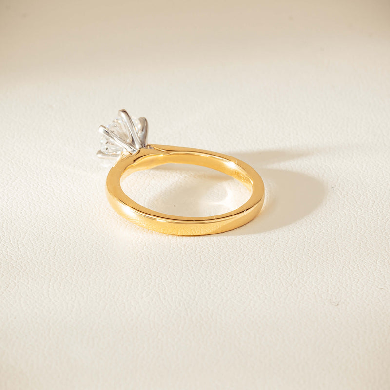 18ct Yellow Gold 1.01ct Diamond Capri Ring